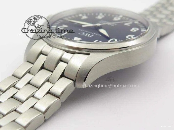 MIROTIME 0523 Compact Mark XVIII IW327001 SS Mk Maker Best Edition Black Dial On SS Bracelet A 7301